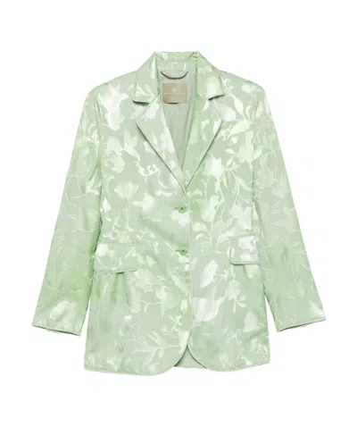 ERMANNO SCERVINO FLORAL-JACQUARD BLAZER