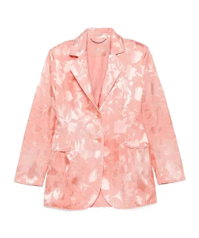 ERMANNO SCERVINO FLORAL-JACQUARD BLAZER