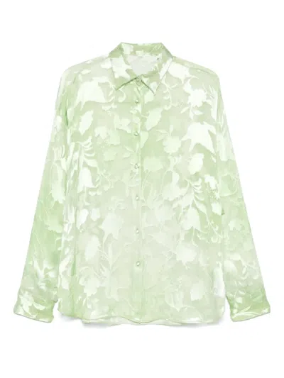 ERMANNO SCERVINO FLORAL-JACQUARD SHIRT