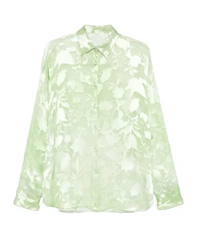 ERMANNO SCERVINO FLORAL-JACQUARD SHIRT