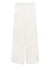 Ermanno Scervino Floral-jacquard Trousers