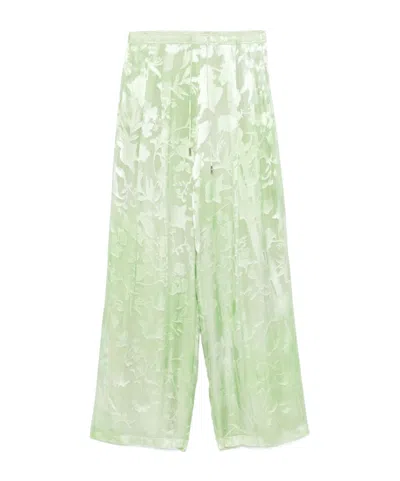 Ermanno Scervino Floral-jacquard Trousers