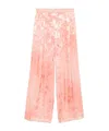 Ermanno Scervino Floral-jacquard Trousers