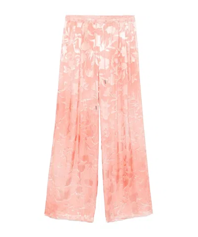 ERMANNO SCERVINO FLORAL-JACQUARD TROUSERS