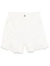 Ermanno Scervino Shorts Mit Blumenapplikation In Weiss