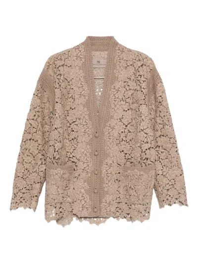 Ermanno Scervino Floral-lace Cardigan