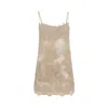 Ermanno Scervino Floral Lace Overlay Mini Dress In Multi