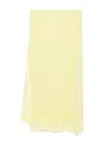 Ermanno Scervino Floral-lace Scarf In Yellow