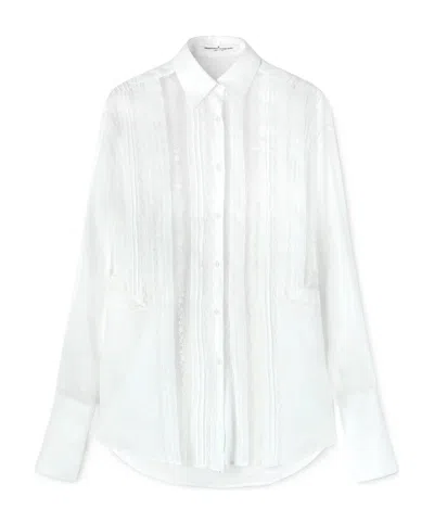 Ermanno Scervino Floral-lace Shirt In White