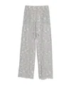 Ermanno Scervino Floral-lace Trousers In Gray