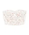 Ermanno Scervino Floral-motif Crop Top
