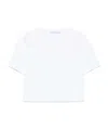 Ermanno Scervino Floral-patch T-shirt In White
