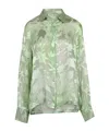 Ermanno Scervino Floral Pattern Shirt In Green