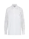 Ermanno Scervino Floral Pattern Shirt In White