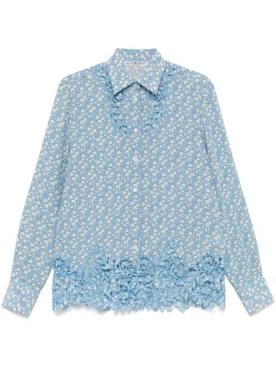 Ermanno Scervino Floral-print Shirt In Multi