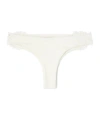 Ermanno Scervino Fringed Lace Briefs In White