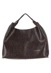 Ermanno Scervino Genuine Coconut Bag In Brown