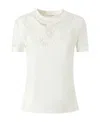 Ermanno Scervino Geometric Printed T-shirt In White