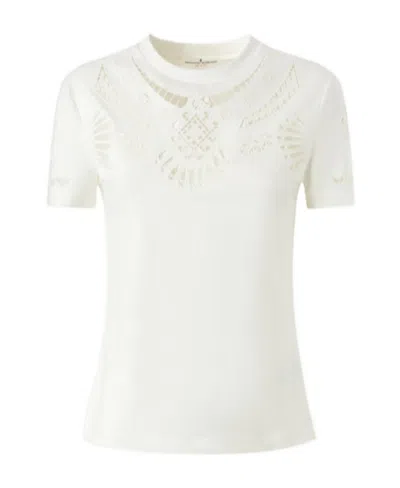 Ermanno Scervino Geometric Printed T-shirt In White