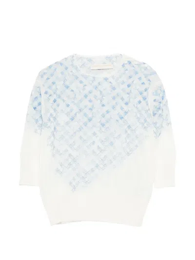 Ermanno Scervino Geometric T-shirt In White