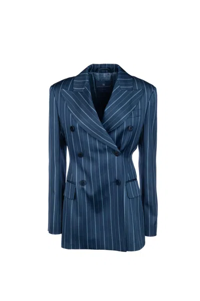 Ermanno Scervino Giacche & Gilet In Blu Oltremare