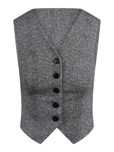 Ermanno Scervino Gilet Donna In Gray