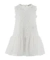 Ermanno Scervino Graphic-print Sleeveless Dress In White
