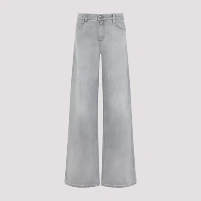 Ermanno Scervino Grey Baggy Cotton Jeans