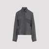 Ermanno Scervino Grey Tailored Shirt With Classic Collar