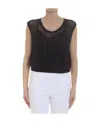 Ermanno Scervino Grid Vest In Black
