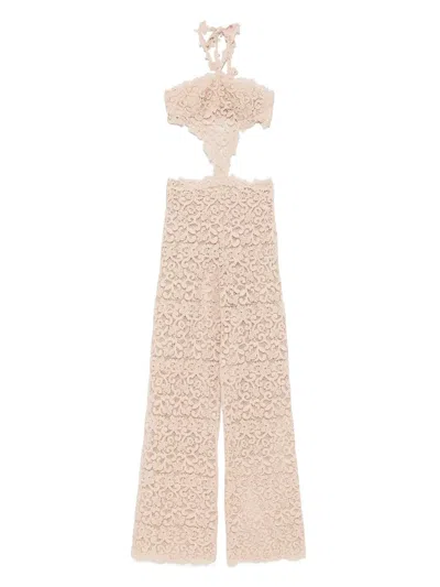 ERMANNO SCERVINO GUIPURE-LACE JUMPSUIT