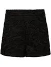 Ermanno Scervino Guipure-lace Mini Shorts In Black