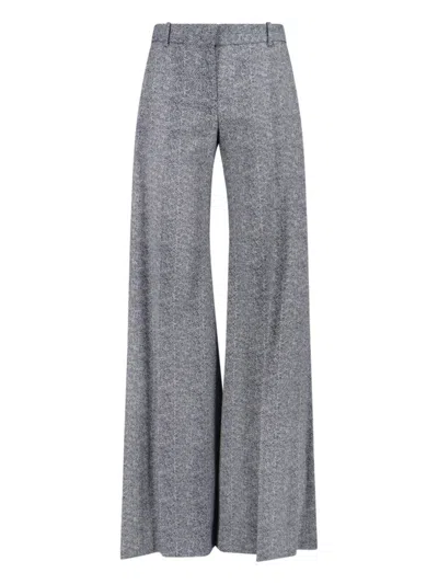 Ermanno Scervino "herringbone" Pants – Grey In Gray