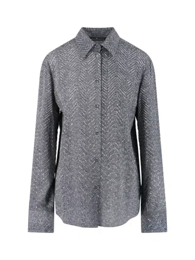 ERMANNO SCERVINO HERRINGBONE SHIRT