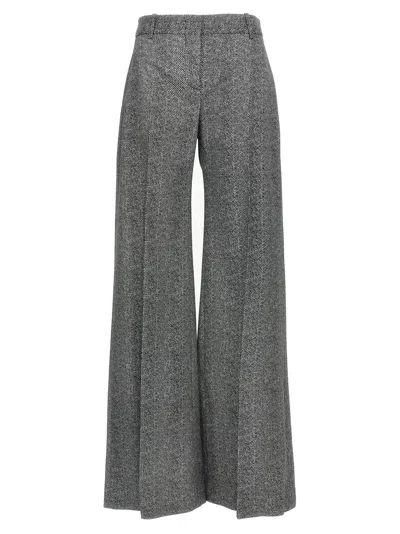 ERMANNO SCERVINO ERMANNO SCERVINO HERRINGBONE TROUSERS