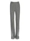 Ermanno Scervino Herringbone Trousers In Gray