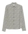 Ermanno Scervino Herringbone-pattern Shirt In Multi