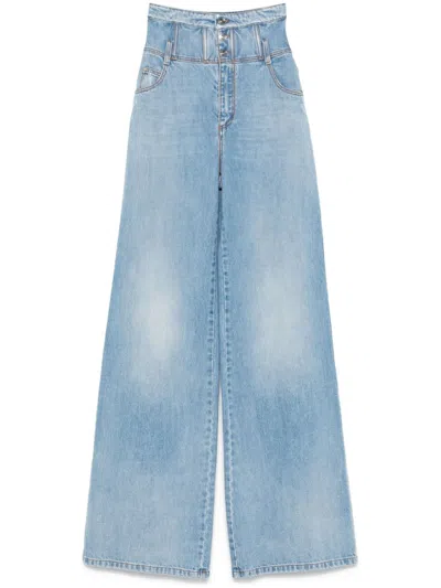 Ermanno Scervino High-rise Jeans In Blue