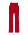 Ermanno Scervino High Waist Flared Trousers In Red