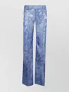Ermanno Scervino High Waist Floral Pattern Wide-leg Trousers