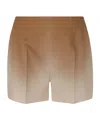 Ermanno Scervino Straight Waist Shorts In Brown