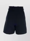 Ermanno Scervino High Waist Pleated Front Shorts With Belt Loops