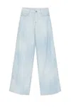 Ermanno Scervino High-waist Wide-leg Denim Jeans In Blue