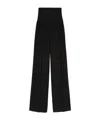 Ermanno Scervino High-waisted Casual Pants In Black
