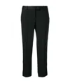 Ermanno Scervino Cropped Trousers - Black In Black