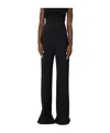 Ermanno Scervino High-waisted Casual Pants In Black