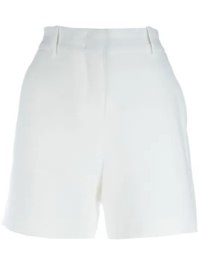Ermanno Scervino High-waisted Shorts In Bianco