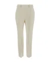 Ermanno Scervino High-waisted Tailored Trousers In Nude