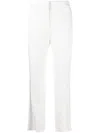 Ermanno Scervino Straight-leg Tailored Trousers With Clean Front In White