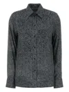 Ermanno Scervino Houndstooth-pattern Shirt In Black